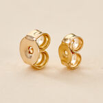 Fermoir Papillon Boucle D'oreille Or Jaune - Collection classique Famille | Histoire d&rsquo;Or