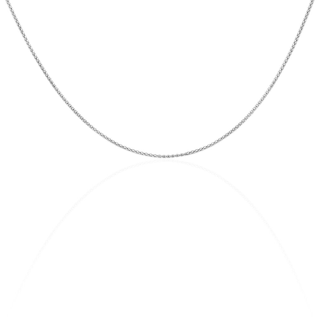 Collier Nahila Argent Blanc - Chaines Femme | Histoire d’Or
