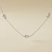 Collier Argent Blanc Astria - Colliers fantaisie Femme | Histoire d’Or