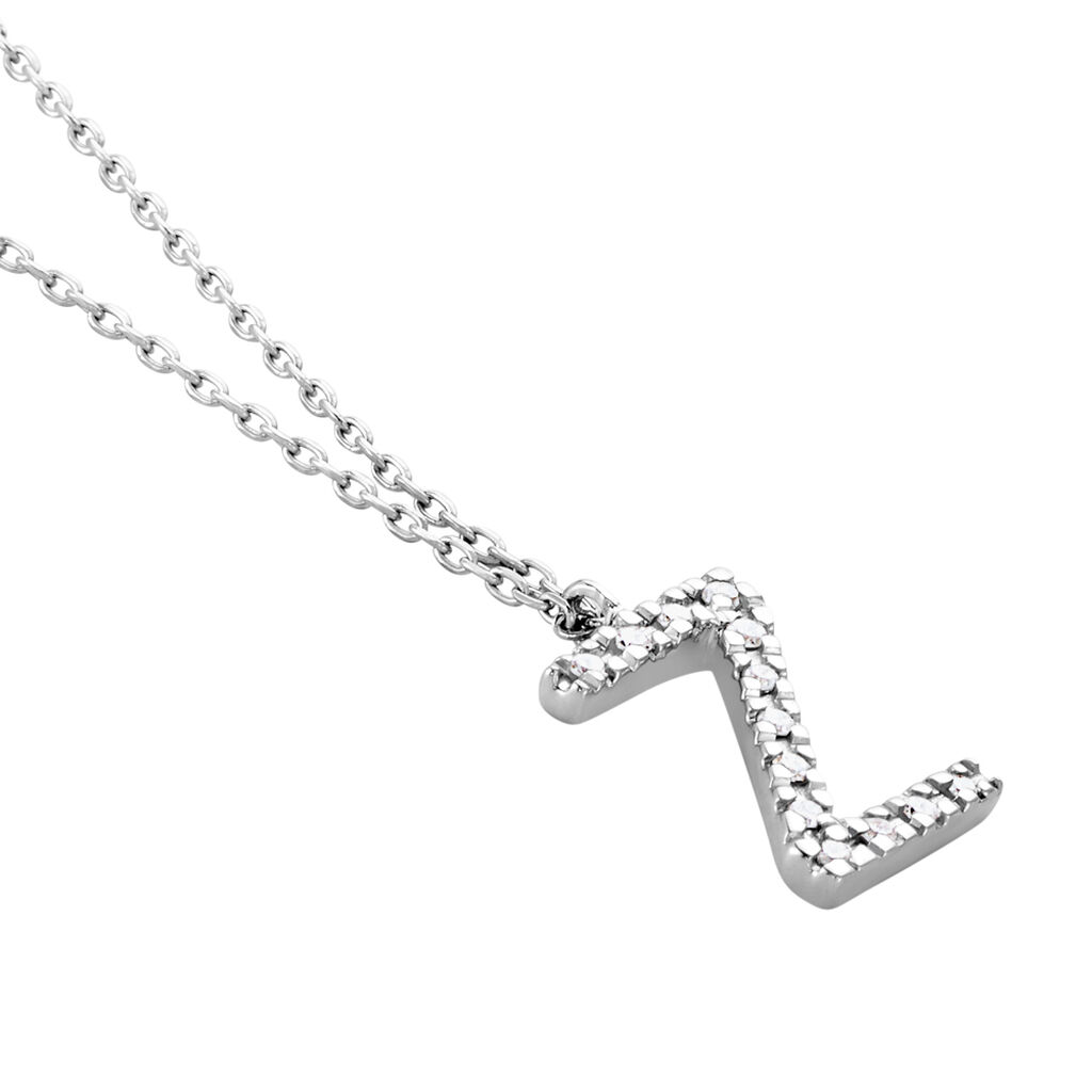 Collier Oran Or Blanc Diamant - Colliers Femme | Histoire d’Or