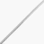 Bracelet Izel Maille Anglaise Or Blanc - Bracelets cha&icirc;ne Femme | Histoire d&rsquo;Or