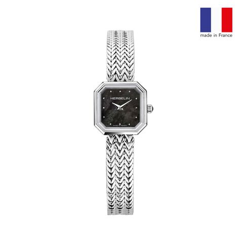 Montre Michel Herbelin Octogone Nacre Noire - Montres Femme | Histoire d’Or