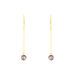 Boucles D'oreilles Pendantes Arenale Or Jaune Amethyste - Boucles d'oreilles pendantes Femme | Histoire d’Or