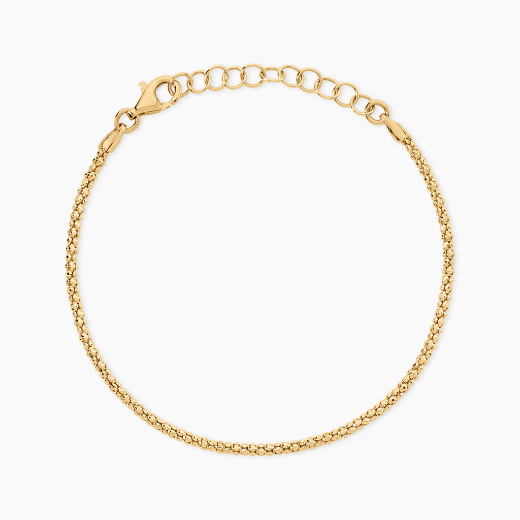 Bracelet Odelyn Argent Dor&eacute; A L'Or 750/1000 - Bijoux sans pierre Femme | Histoire d&rsquo;Or