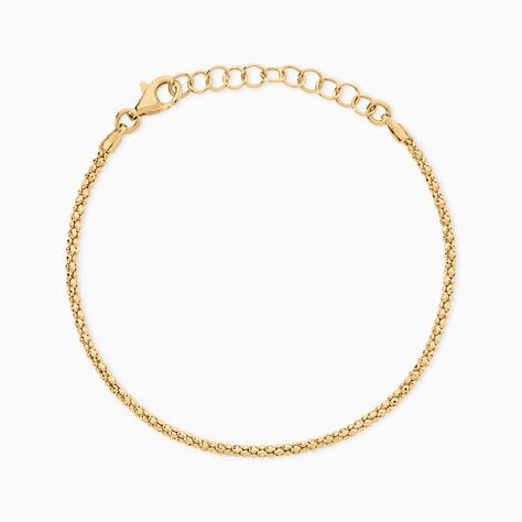 Bracelet Odelyn Argent Dor&eacute; A L'Or 750/1000 - Bijoux sans pierre Femme | Histoire d&rsquo;Or