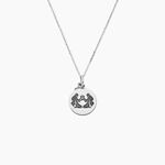 Pendentif Zodiaque Rond Argent Blanc - Pendentifs Zodiaque Famille | Histoire d&rsquo;Or