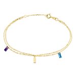 Bracelet Lavender Or Jaune Am&eacute;thyste Topaze - Bracelets Femme | Histoire d&rsquo;Or