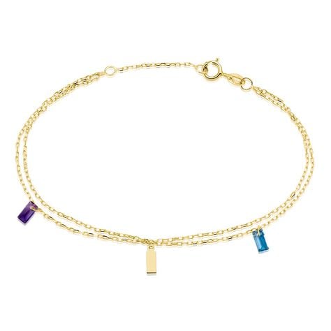 Bracelet Lavender Or Jaune Am&eacute;thyste Topaze - Bracelets Femme | Histoire d&rsquo;Or