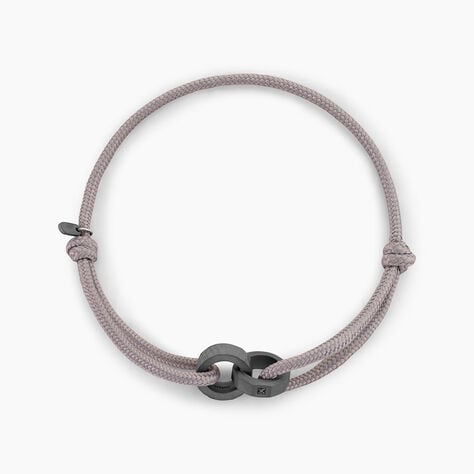 Bracelet Titane Gris Diamant - Bracelets Coulissants Homme | Histoire d&rsquo;Or