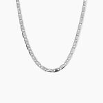 Chaine Messenger Argent Blanc - Chaines Homme | Histoire d&rsquo;Or