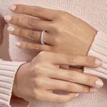 Alliance Marjorie Or Blanc Oxyde De Zirconium - Alliances Femme | Histoire d&rsquo;Or