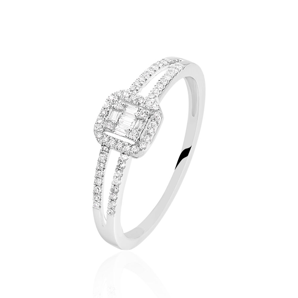 Bague or et on sale diamant femme