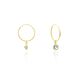 Créoles Or Jaune Topaze Azur - Boucles d'oreilles créoles Femme | Histoire d’Or