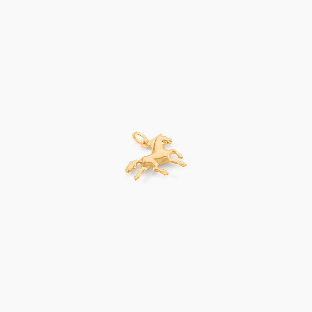 Pendentif Egide Cheval Or Jaune - Pendentifs Famille | Histoire d’Or