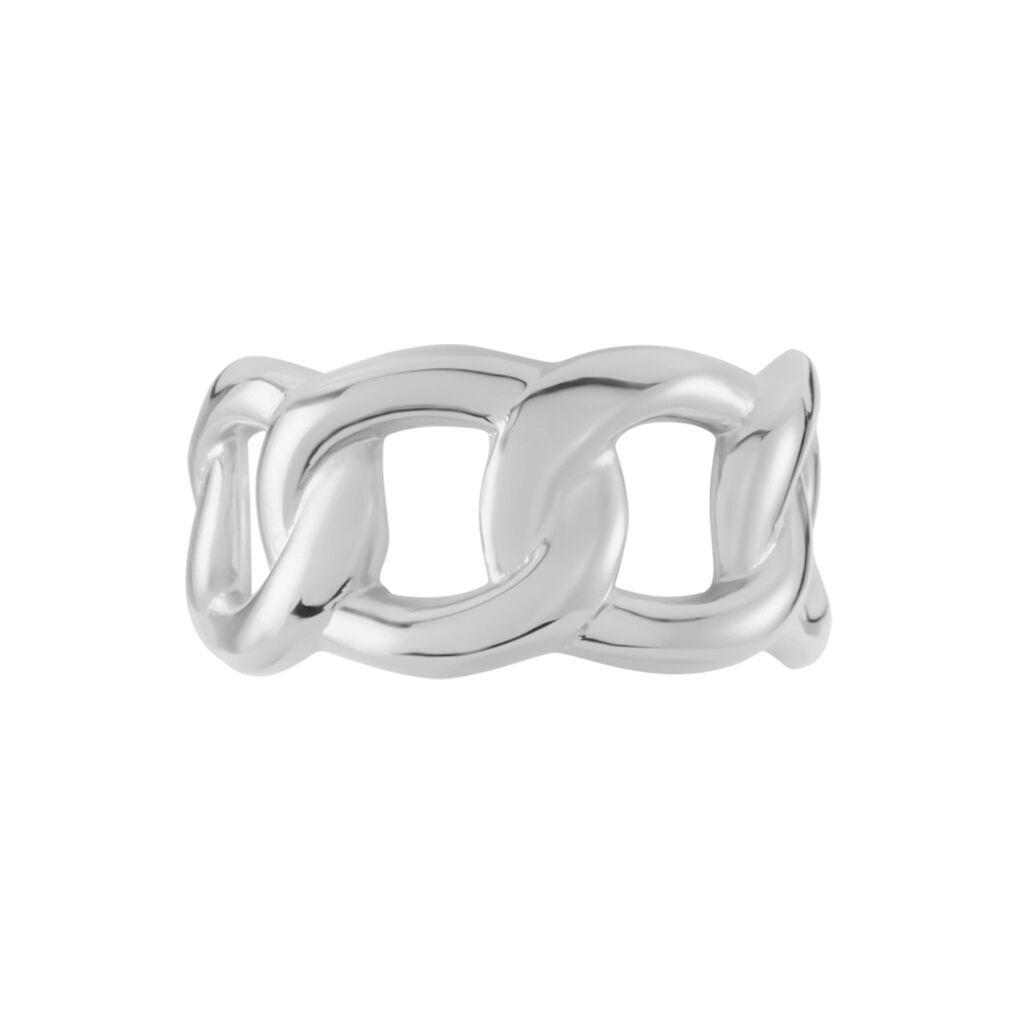 Bague Aissata Acier Blanc - Bagues fantaisie Femme | Histoire d’Or