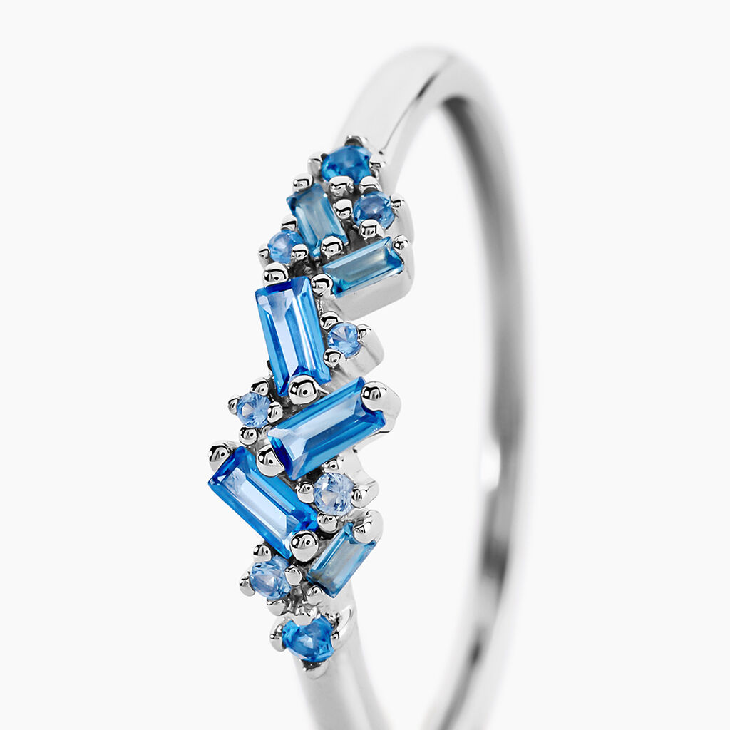 Bague Rio Argent Blanc Oxyde De Zirconium - Bagues avec pierre Femme | Histoire d&rsquo;Or