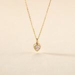 Collier Or Jaune Idony Oxyde De Zirconium - Colliers Femme | Histoire d&rsquo;Or