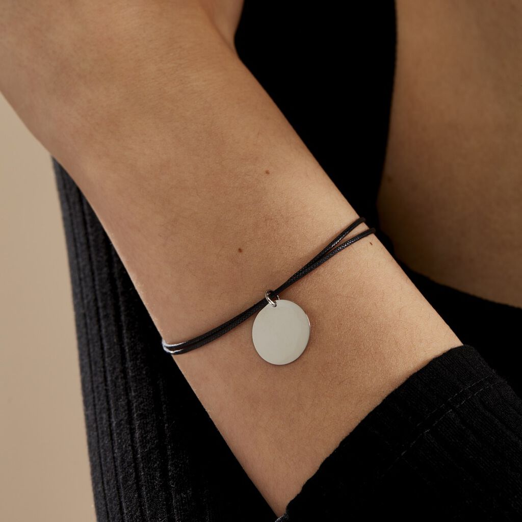 Bracelet Paula Argent Blanc - Bracelets cordon Femme | Histoire d’Or