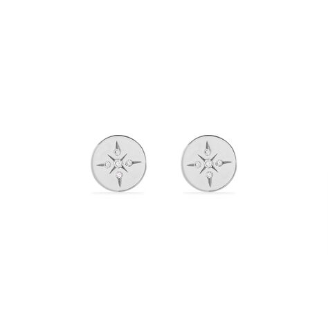 Boucles D'oreilles Pendantes Perona Argent Blanc Oxyde De Zirconium - Boucles d'oreilles fantaisie Femme | Histoire d’Or