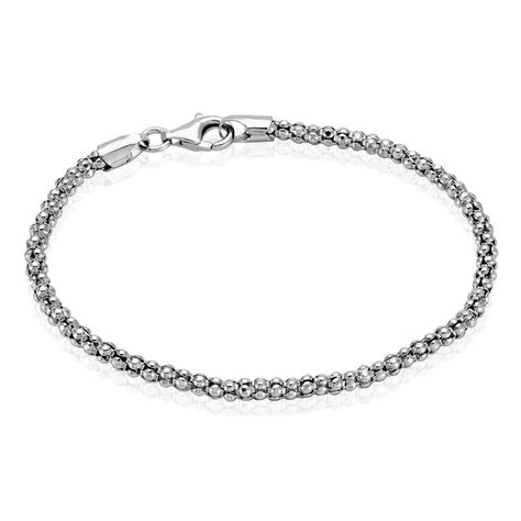 Bracelet Nahila Argent Blanc - Bracelets chaîne Femme | Histoire d’Or