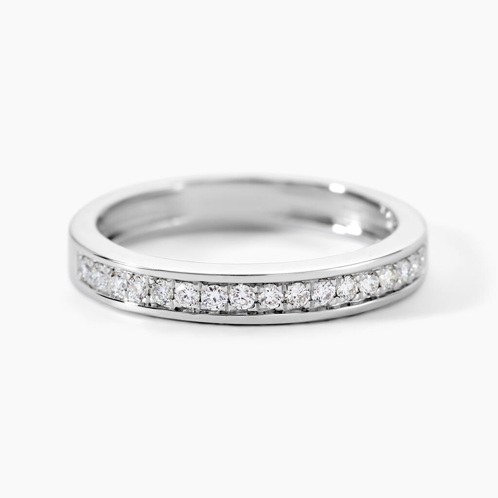 Alliance Dionysa Or Blanc Diamant - Alliances Femme | Histoire d&rsquo;Or