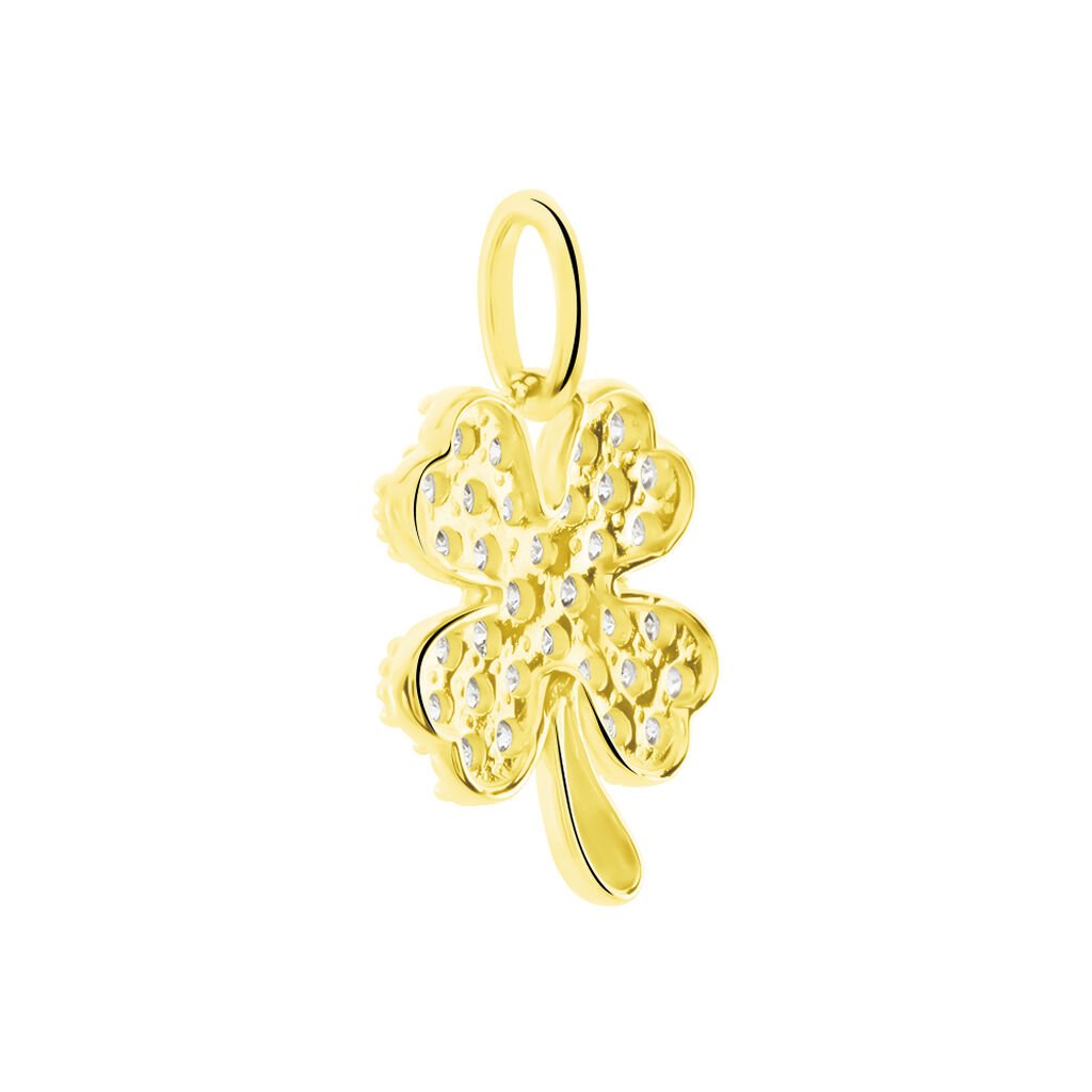 Pendentif Brewal Or Jaune Oxydes De Zirconium - Pendentifs Femme | Histoire d’Or