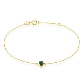 Bracelet Campsis Or Jaune Malachite - Bracelets Femme | Histoire d’Or
