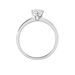 Bague Solitaire Natalia Or Blanc Diamant Synthetique - Bagues solitaires Femme | Histoire d’Or