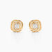 Boucles D'oreilles Puces Or Jaune Urlanie Diamants - Clous d'oreilles Femme | Histoire d’Or
