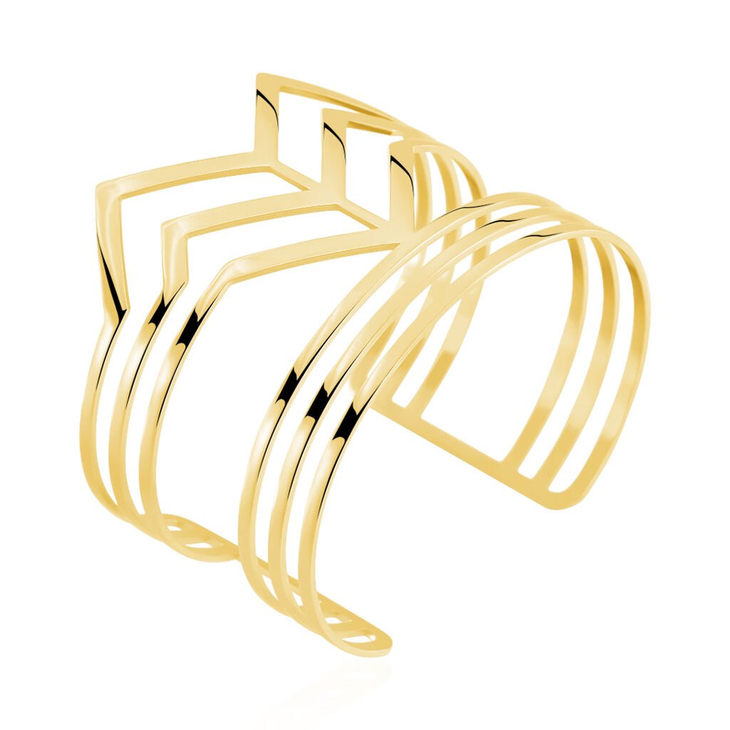 Bracelet Jonc Adel Acier Jaune - Bracelets Femme | Histoire d’Or