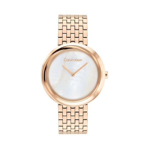 Montre Calvin Klein Twisted Bezel Blanc - Montres Femme | Histoire d’Or