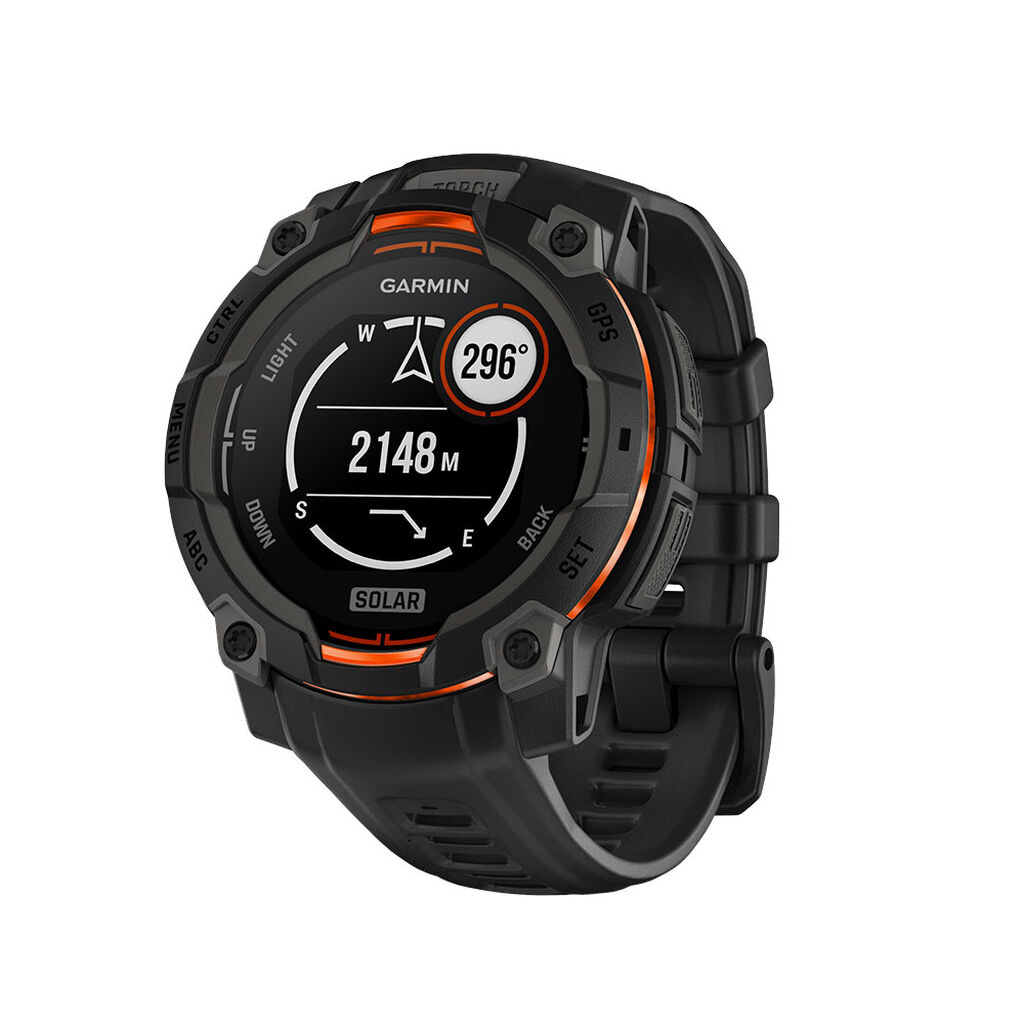 Montre Connect&eacute;e Garmin Instinct 3 - Solar - Montres connect&eacute;es Unisex | Histoire d&rsquo;Or