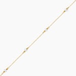 Cha&icirc;ne De Cheville Akif Or Jaune Perle De Culture - Cha&icirc;nes de cheville Femme | Histoire d&rsquo;Or