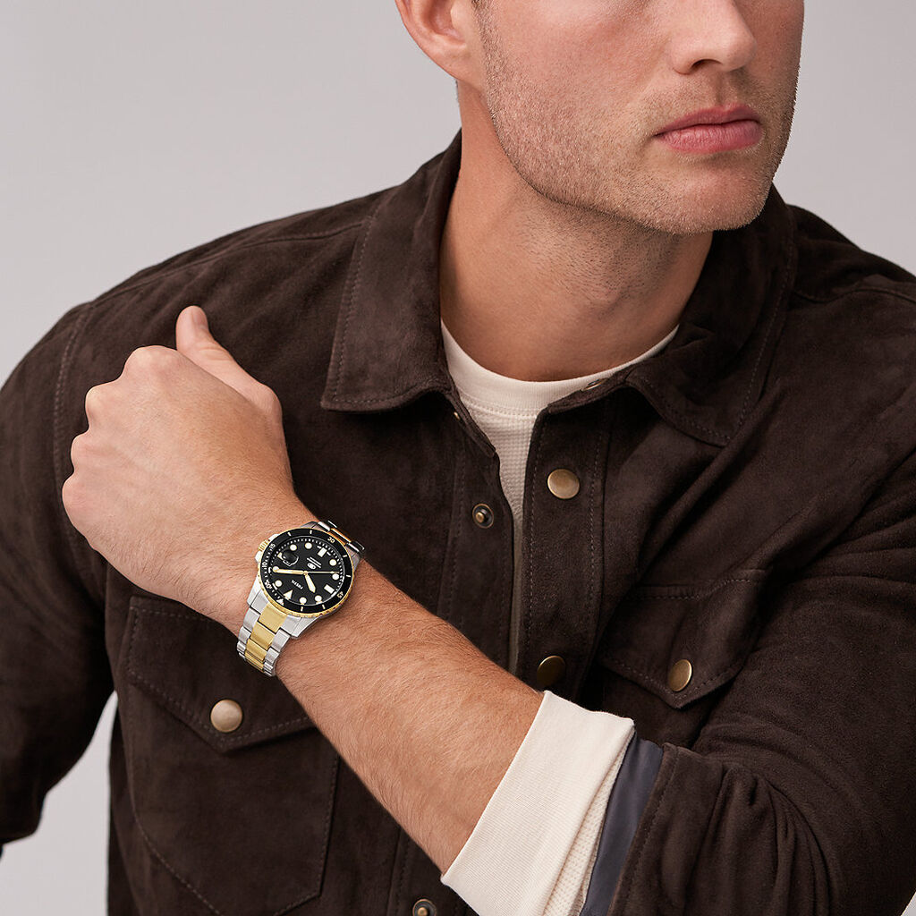 Montre Fossil Blue Dive Noir - Montres Homme | Histoire d’Or