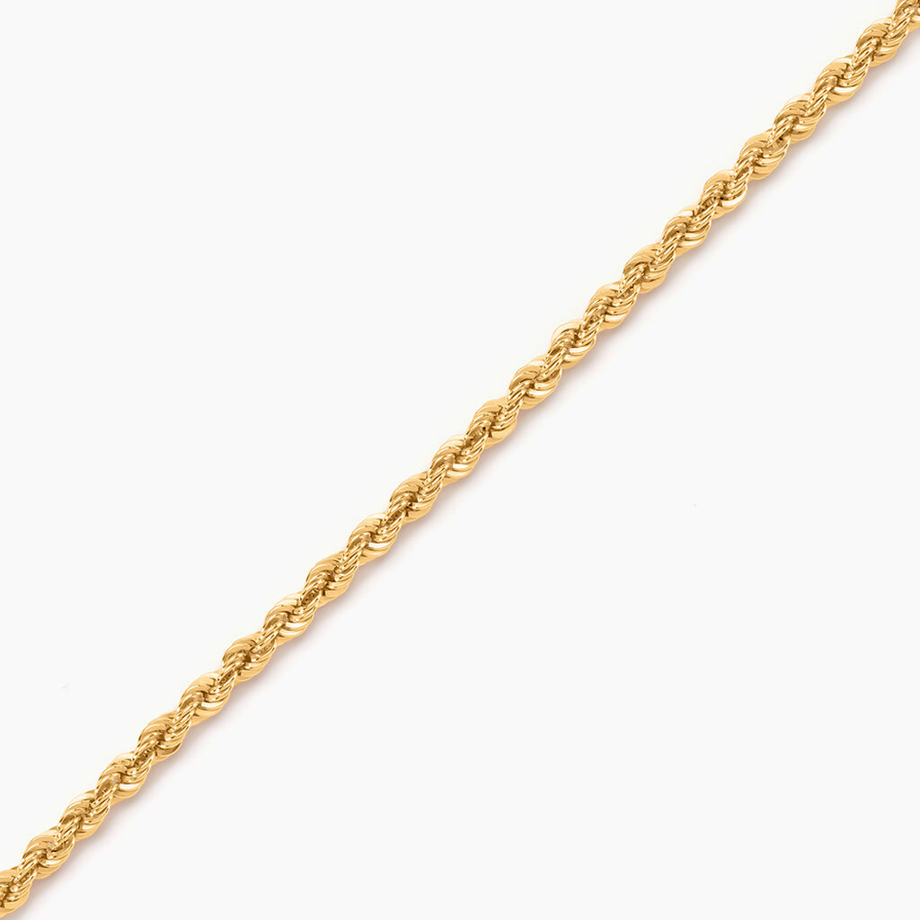 Bracelet Cordelia Maille Corde Or Jaune - Bracelets cha&icirc;ne Femme | Histoire d&rsquo;Or
