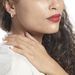 Créoles Argent Blanc Menelas Oxydes De Zirconium - Boucles d'oreilles créoles Femme | Histoire d’Or