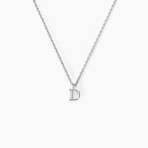 Collier Neruda Argent Blanc Oxyde De Zirconium - Colliers fantaisie Femme | Histoire d&rsquo;Or