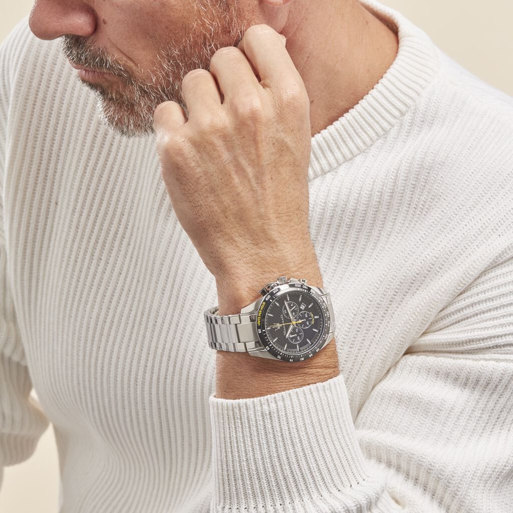 Montre Maserati Traguardo Noir - Montres Homme | Histoire d’Or
