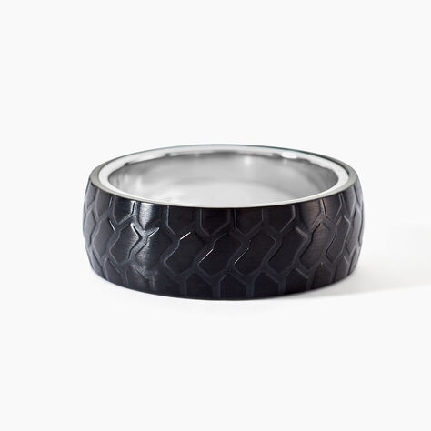 Bague Jourdan Jakab Acier Gris - Bagues fantaisie Homme | Histoire d&rsquo;Or