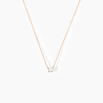Collier Colby Or Rose Oxyde De Zirconium - Colliers Femme | Histoire d&rsquo;Or