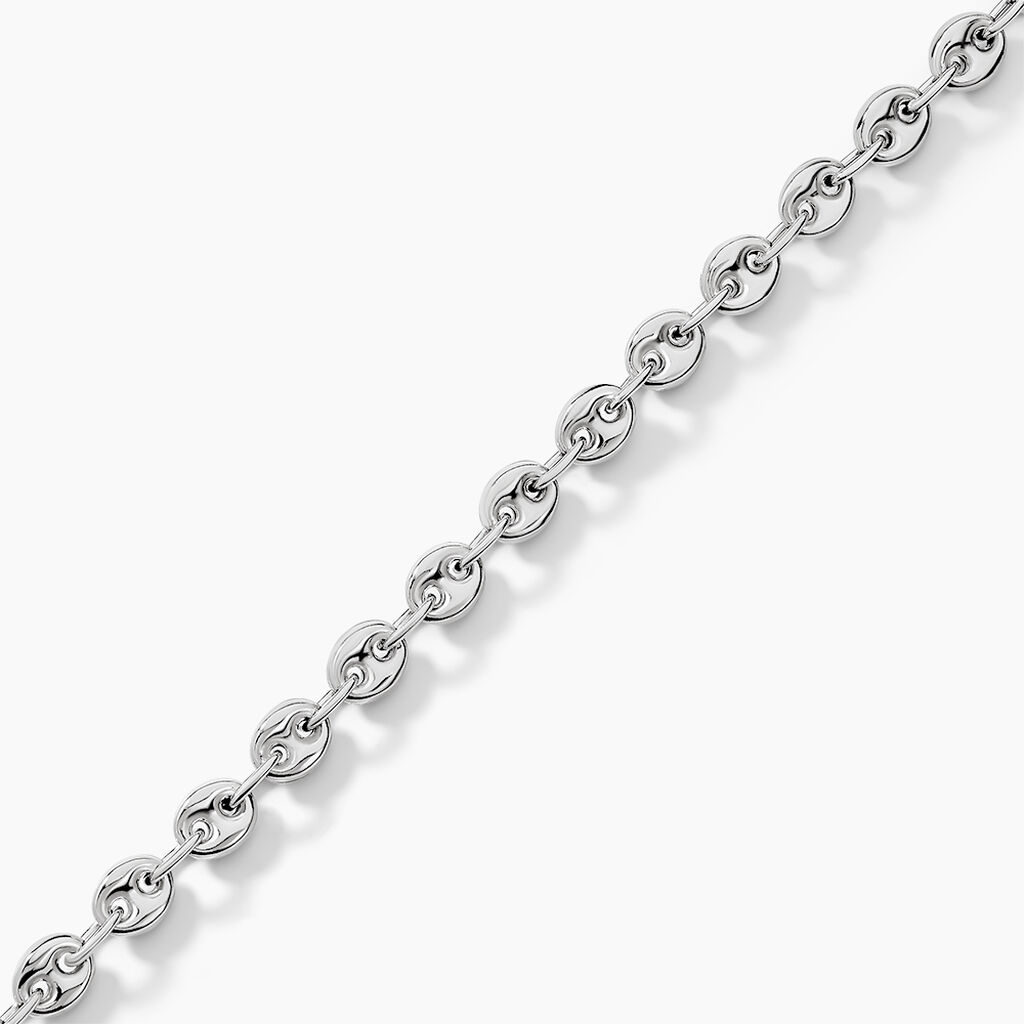 Bracelet Carrus Argent Blanc - Bracelets chaîne Homme | Histoire d’Or