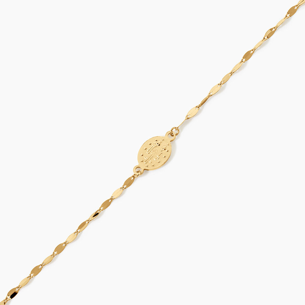 Bracelet Marianus Argent Dor&eacute; A L'Or 750/1000 - Bijoux sans pierre Femme | Histoire d&rsquo;Or