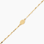 Bracelet Marianus Argent Dor&eacute; A L'Or 750/1000 - Bijoux sans pierre Femme | Histoire d&rsquo;Or