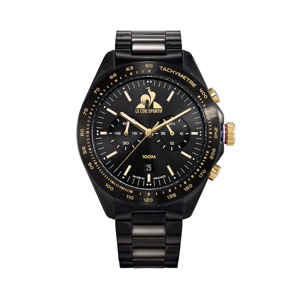 Montre Le Coq Sportif Coq D'or Noir