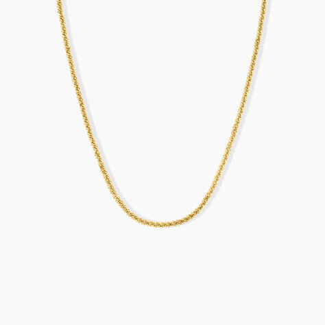 Collier Harlow Acier Jaune - Colliers fantaisie Femme | Histoire d&rsquo;Or