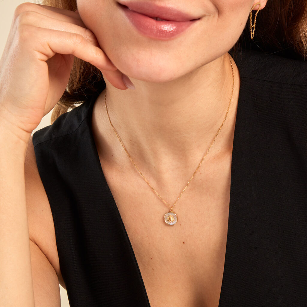 Collier Sunlight Or Jaune Nacre - Colliers Femme | Histoire d’Or