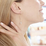 Cr&eacute;oles Phie Poire Or Jaune Topaze - Boucles d'oreilles cr&eacute;oles Femme | Histoire d&rsquo;Or