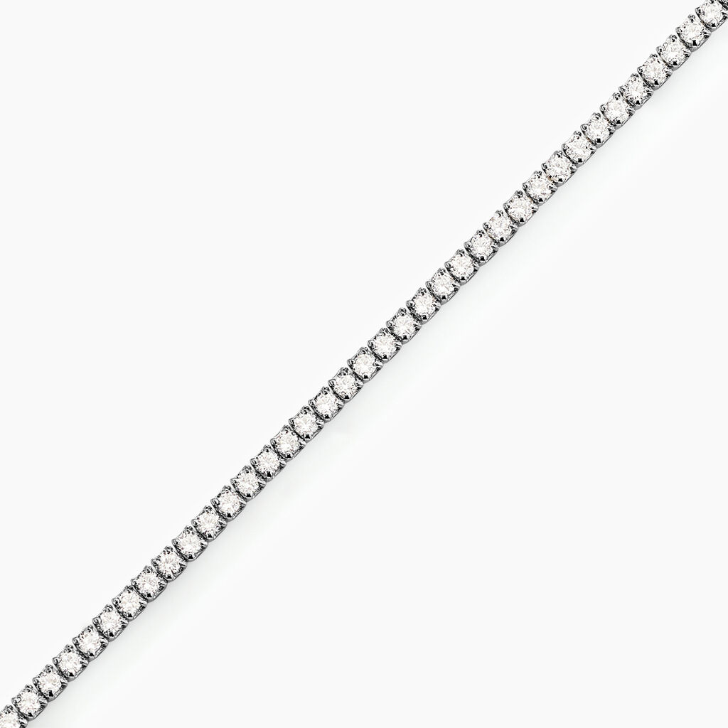 Bracelet Lou-anne Argent Blanc Oxyde De Zirconium - Bracelets Femme | Histoire d’Or