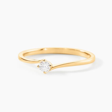 Bague Firmamenti Or Jaune Diamant - Bagues solitaires Femme | Histoire d&rsquo;Or