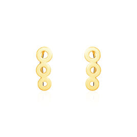 Bijoux D'oreilles Berangere Triple Cercles Or Jaune - Ear cuffs Femme | Histoire d’Or